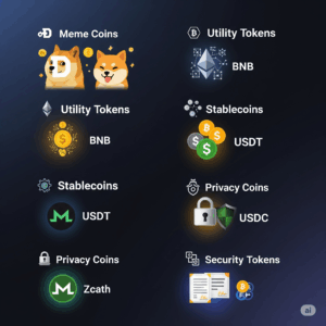 types of cryptocurrency coins