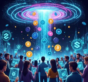 Digital concept of Ethereum gas fees showing wallet, network, and transaction cost symbols